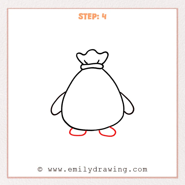 how to draw a cartoon money - Step 4